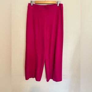 3/$20 Jules & Leopold Magenta Pink Wide Leg Pullover Pants Medium